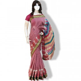 Rajguru’s soft Cotton Sharee with mercerized